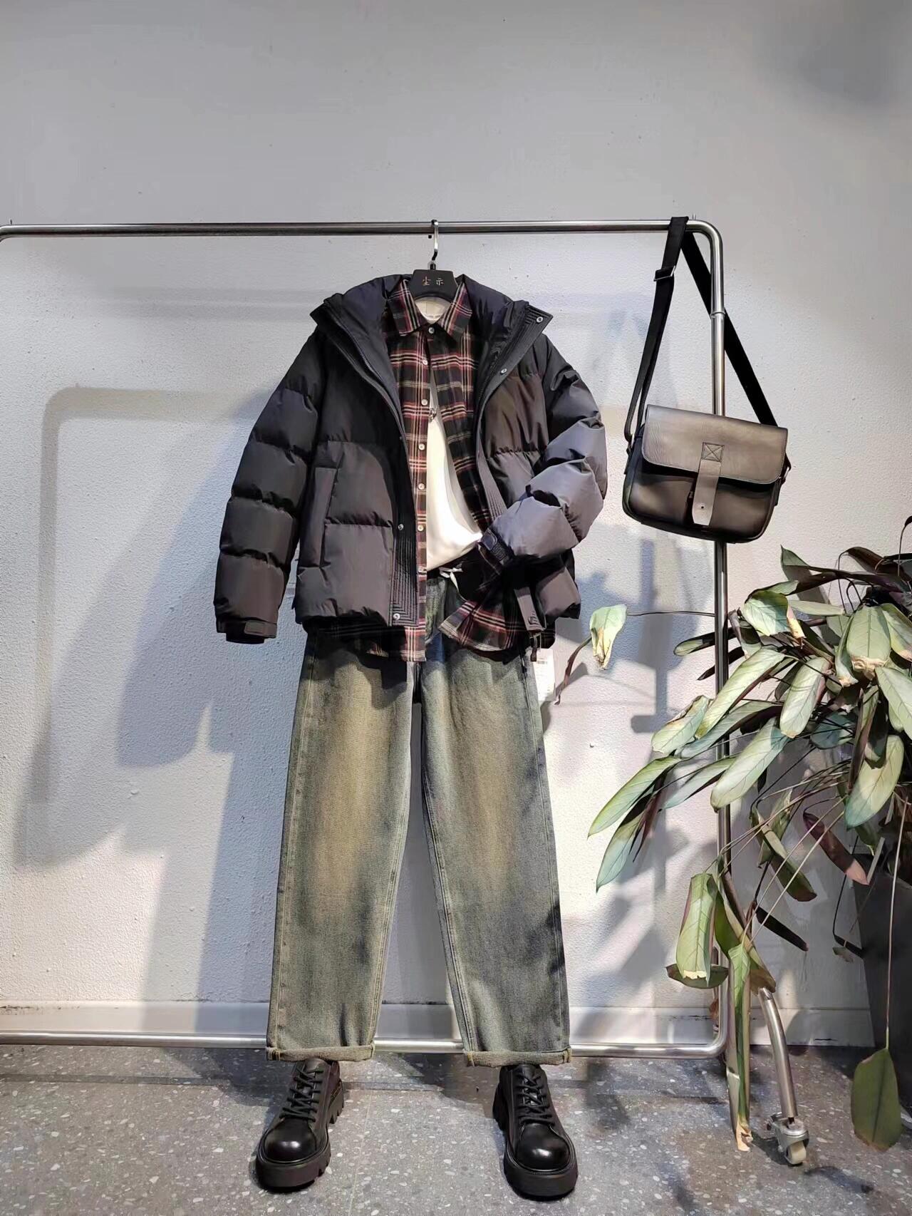 一键抄作业！男生保暖又时尚的羽绒服穿搭案例