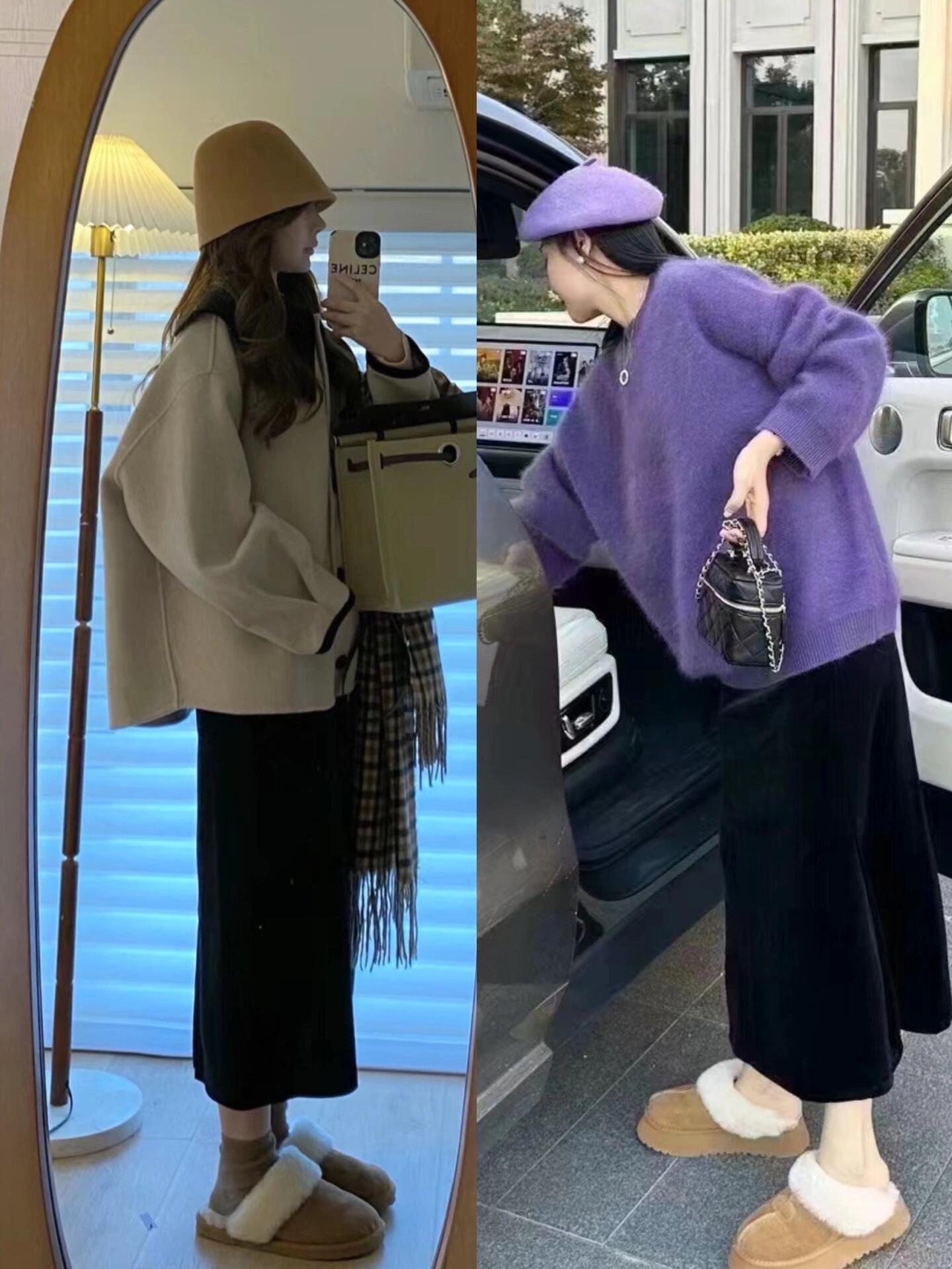 黑色半裙：冬日百搭圣品