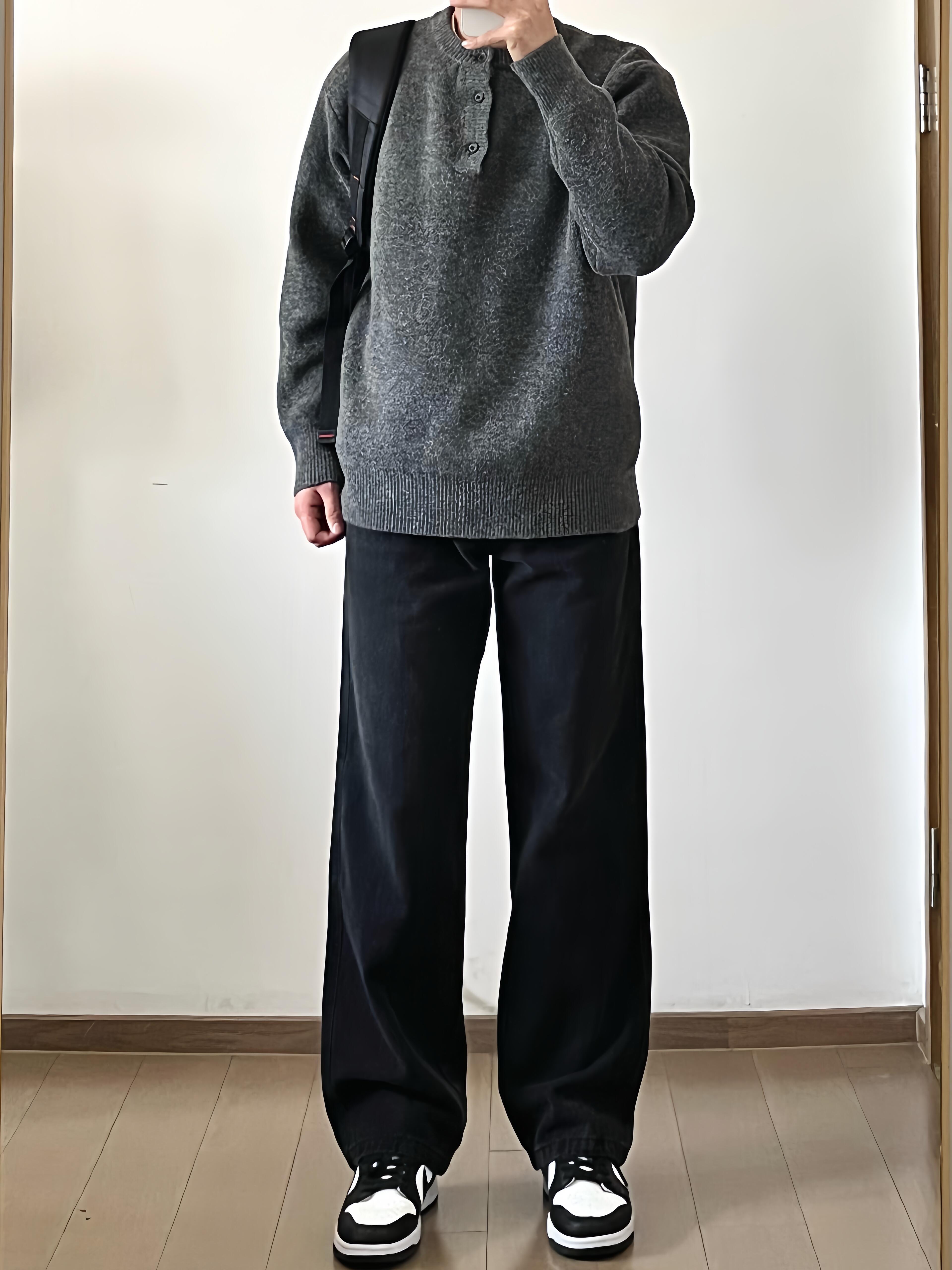 170男生的秋冬氛围感毛衣穿搭秘籍 170男生的秋冬氛围感毛衣穿搭秘籍