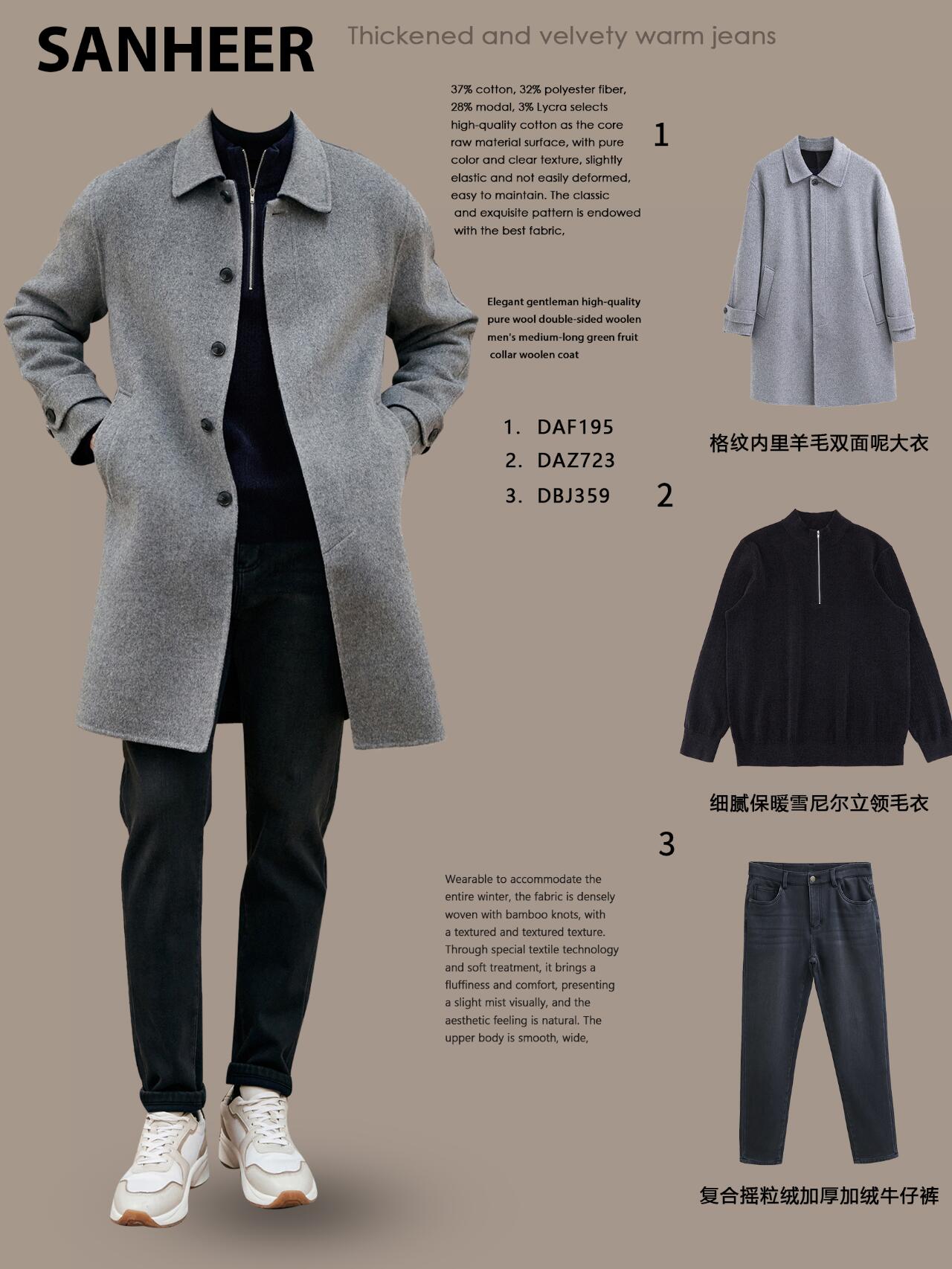 男生轻熟风:秋冬加绒牛仔裤的魅力穿搭 男生轻熟风:秋冬加绒牛仔裤的魅力穿搭