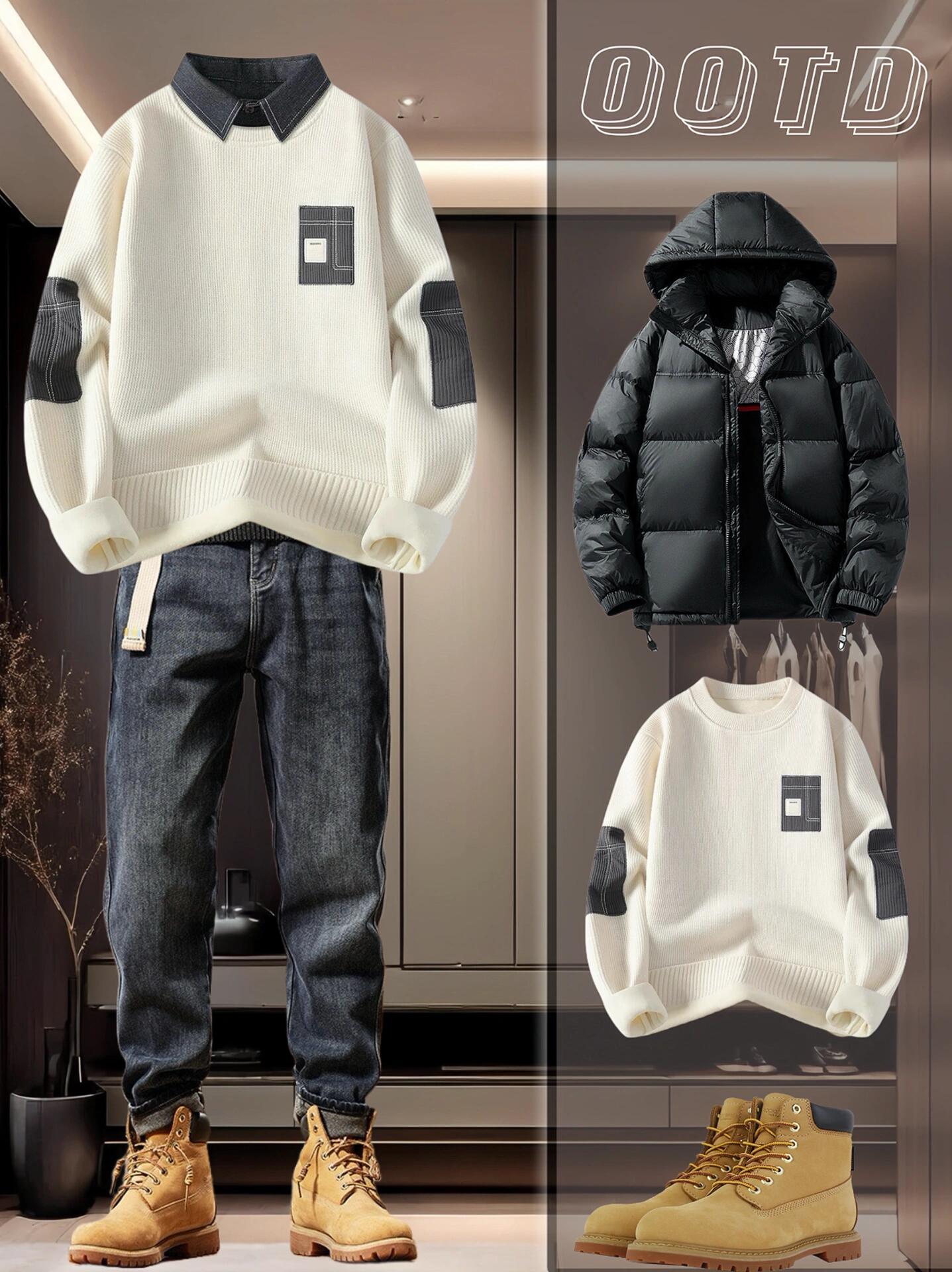 一眼钟情的男士毛衣，秋冬必备宝藏