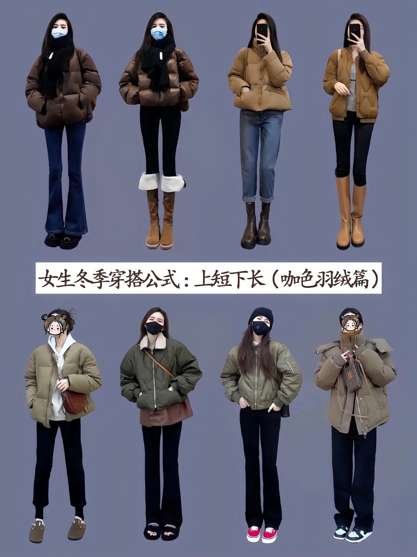 冬日时尚不重样：女生必备穿搭公式