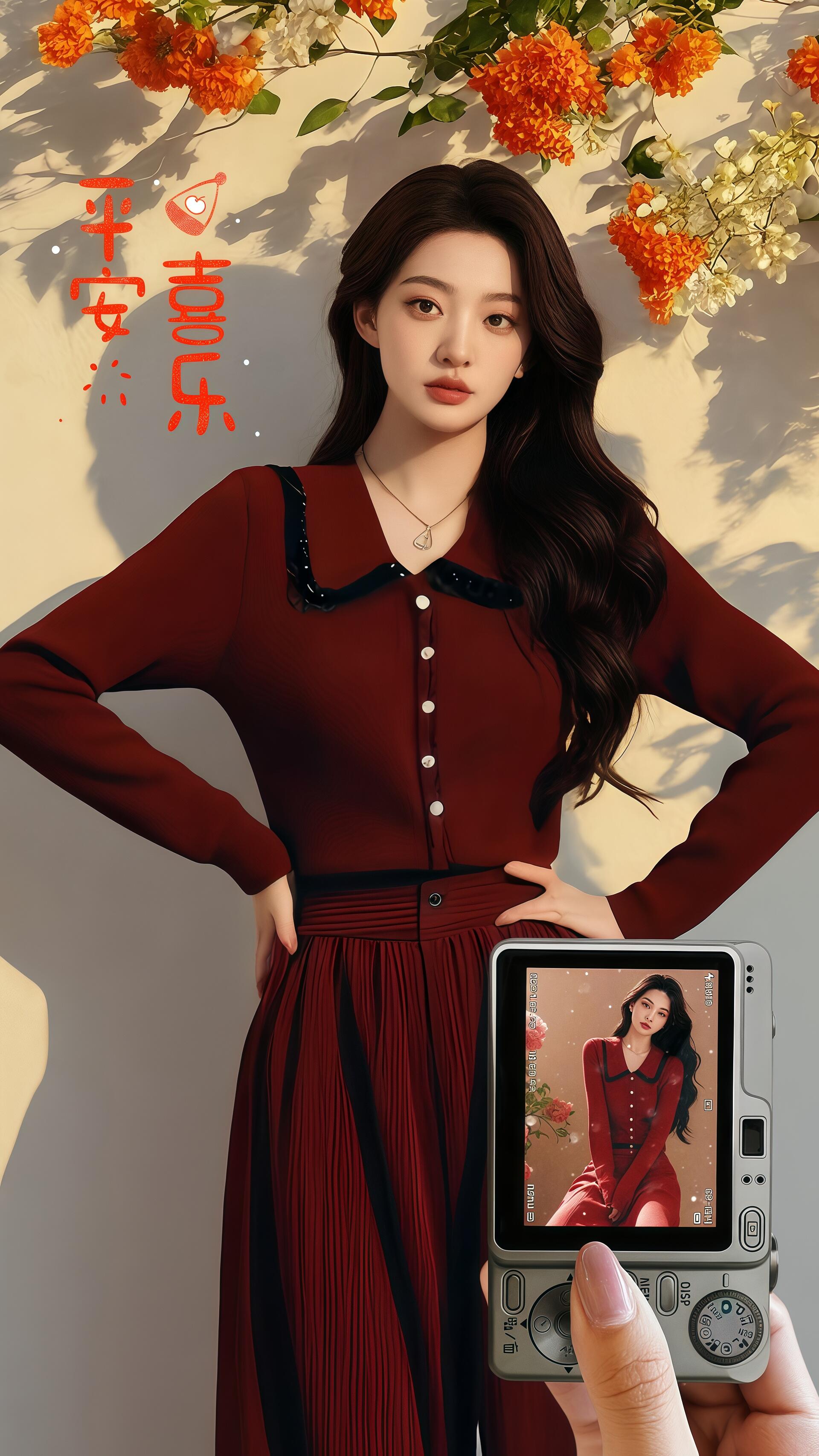 酒红穿搭:时尚感与年味的完美融合 酒红穿搭:时尚感与年味的完美融合