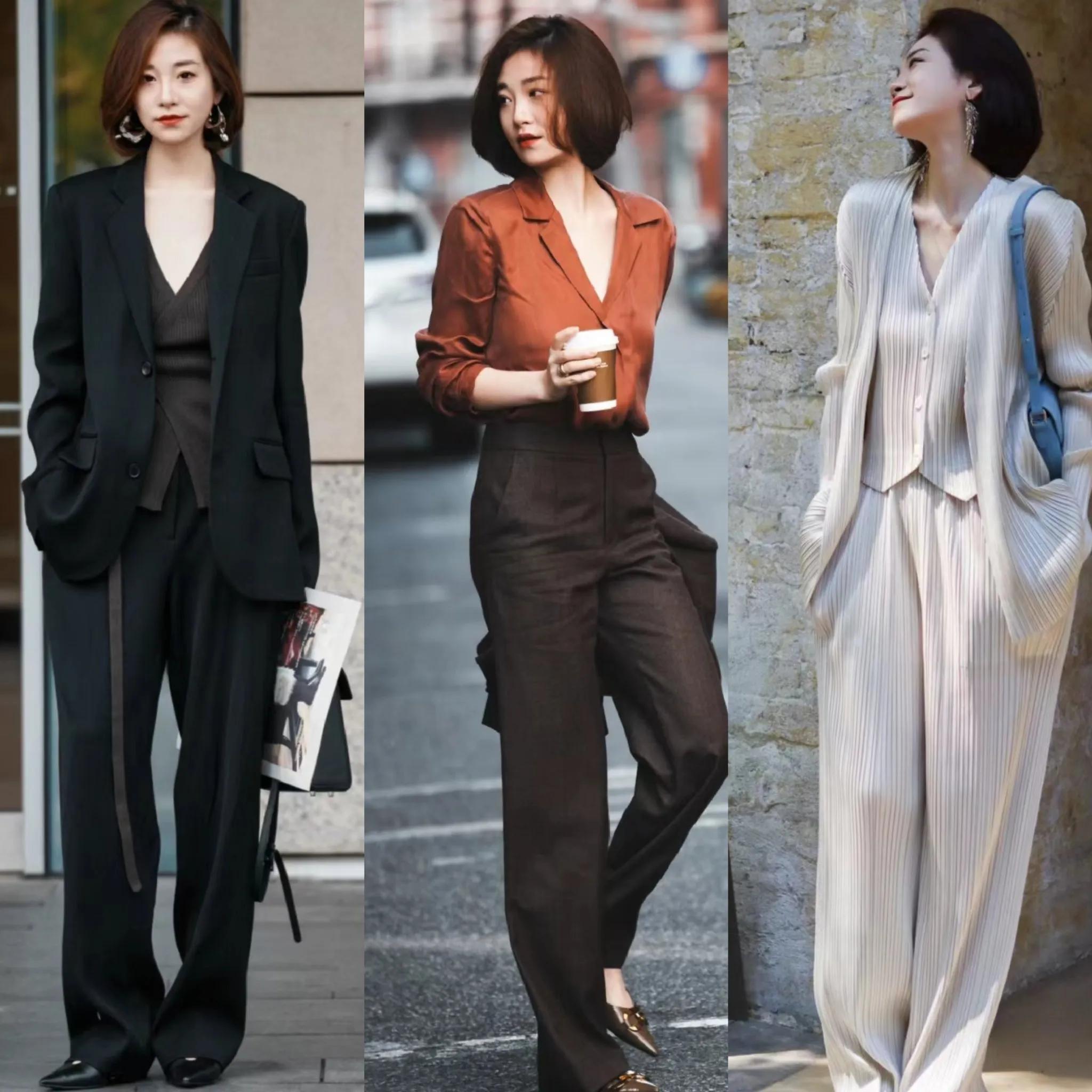 这才是40+女生秋天该有的穿搭，简约高级风来袭