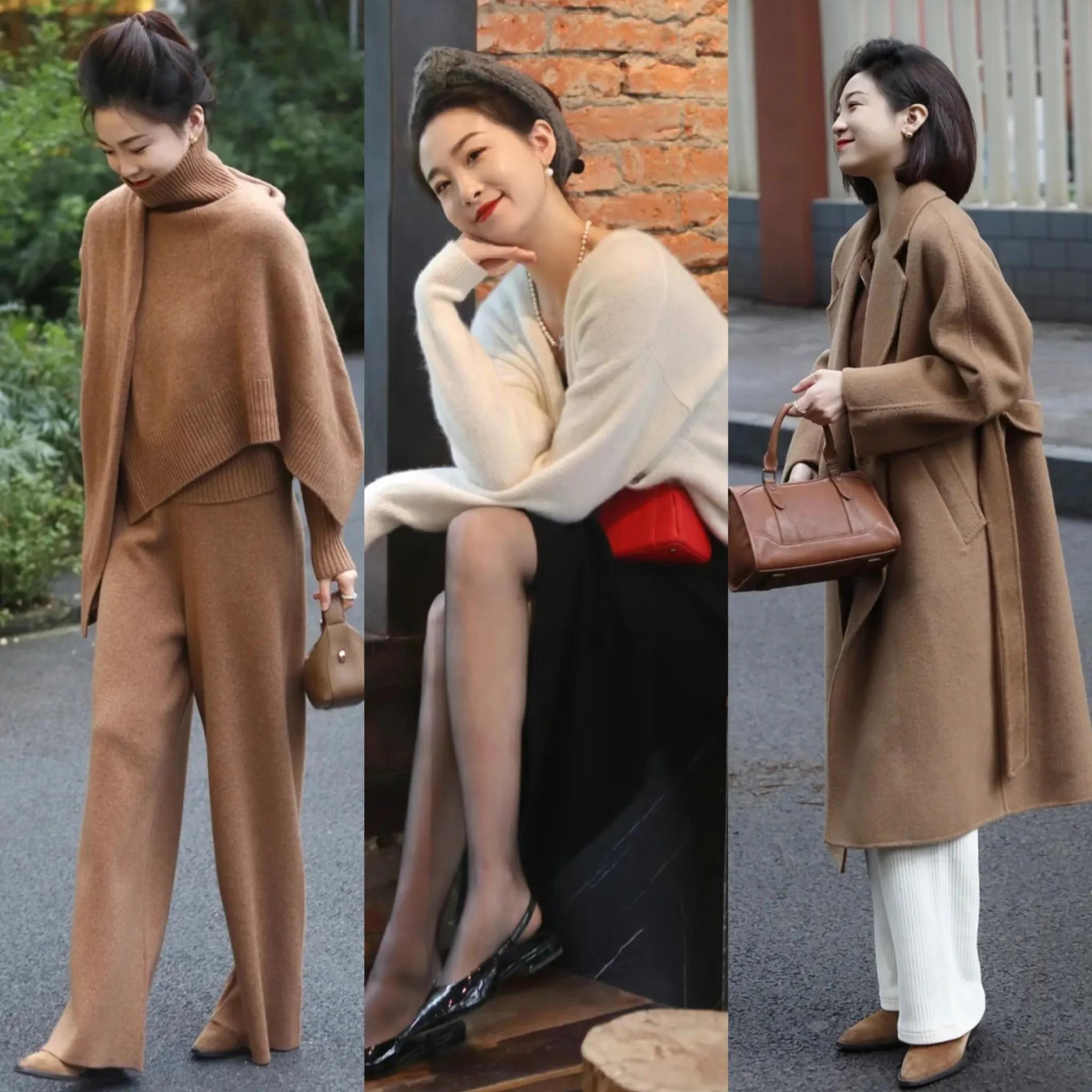 这才是40+女生秋天该有的穿搭，简约高级风来袭
